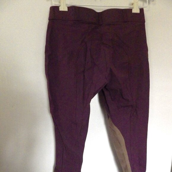COPY - Dover Saddlery Riding Pants/ Breeches/ Merlot/ 28 - Picture 1 of 4